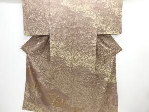 秋草模様刺繍付け下げ訪問着